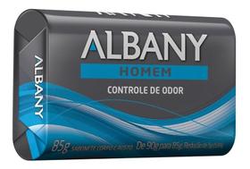 Kit c/ 6 Sabonete Em Barra Albany Homem Controle De Odor 85g