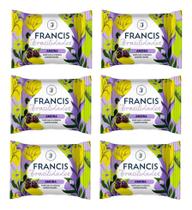 Kit C/6 Sabonete Em Barra Francis Amora Brasilidade 80g