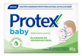 Kit c/ 6 Sabonete Em Barra Para Bebe Protex Baby Glicerina