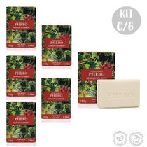 Kit c/6 Sabonetes em Barra Phebo Gerânio Bourbon 100g