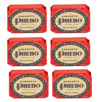 Kit c/ 6 Sabonetes em Barra Raiz do Oriente Phebo 90g Kit c/ 6 Sabonetes em Barra Raiz do Oriente Phebo 90g