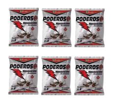 Kit C/ 6 Sachês Poderoso Mosquicida Granulado 25g Inseticida