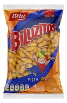 Kit c/ 6 Salgadinho de Trigo Pizza Bilu Biluzitos Pacote 51g