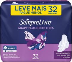 Kit c/ 6 Sempre Livre Absorvente Externo 32un