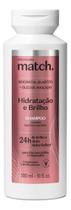 Kit c/ 6 Shampoo Match Hidratacao E Brilho 300 Ml - Nova