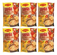 Kit C/6 Sopão Maggi Galinha C/legumes 200g