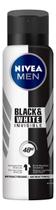 Kit c/ 6 Spray antitranspirante Nivea preto e branco 150 ml