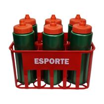 Kit C/6 Squeeze Automatica e Cesta Porta Garrafas