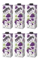 Kit C/6 Suco Mupy De Uva À Base De Soja 1l
