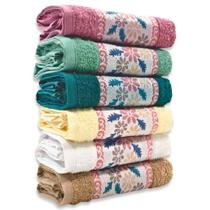 Kit C/ 6 -Toalhas de Banho - Felpuda - Aurora - 100% Algodão - Lufamar Kit C/ 6 -Toalhas de Banho - Felpuda - Aurora - 100% Algodão - Lufamar