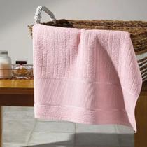 Kit c/ 6 toalhas lavabo felpudo p/bordar firenze iii liso 30 x 45 cm