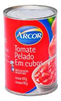 Kit c/ 6 Tomate Pelado Arcor Em Cubos 240g Kit c/ 6 Tomate Pelado Arcor Em Cubos 240g