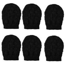 Kit C/6 Touca Gorro Tamine D-19 Duplo Unissex Tijolinho