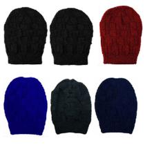 Kit C/6 Touca Gorro Tamine D-19 Duplo Unissex Tijolinho