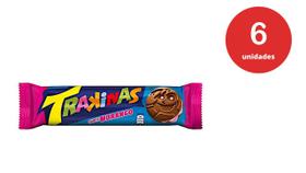 Kit c/6 Trakinas 126G Sabor Morango