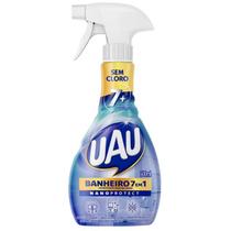 Kit c/ 6 Uau desinfetante banheiro 7 em 1 sem cloro gatilho