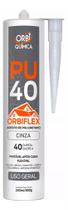 Kit c/ 6 un Cola Adesivo Veda Selante Pu 40 Orbiflex Uso Geral Cinza