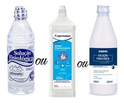 Kit C/6 Unid Solução Fisiológico (soro) 500ml