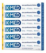 Kit C/ 6 Unidades Gel Lubrificante Íntimo K-med 50g - cimed Kit C/ 6 Unidades Gel Lubrificante Íntimo K-med 50g - cimed