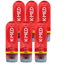 Kit c/ 6 unidades - Gel Lubrificante Íntimo K-Med Hot 200ml