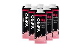 Kit C/ 6 Unidades Yopro Danone Morango 15g Proteina Kit C/ 6 Unidades Yopro Danone Morango 15g Proteina