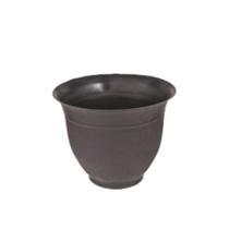 Kit C/6 Vaso Redondo 30 cm Preto Decorativo Para plantas - BRASAMI