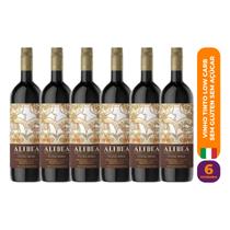 Kit c/ 6 Vinho Tinto Vegano Toscana Low Carb Sem Açúcar Sem Glúten 750ml Alibea