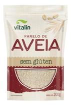 Kit c/ 6 Vitalin Farelo De Aveia Integral sem gluten 200g