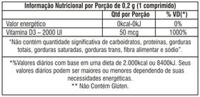 Kit c/6 Vitamina D3 2.000UI c/30 Comprimidos Day D3 IDN LABS 30 Dia