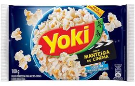 Kit c/ 6 Yoki pipoca para micro-ondas manteiga de cinema