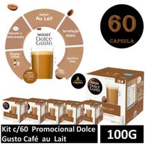 Kit c/60 Promocional Dolce Gusto Café Au Lait 100g
