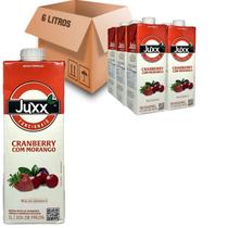 Kit c/ 6und Suco de Cranberry com Morango JUXX 1L