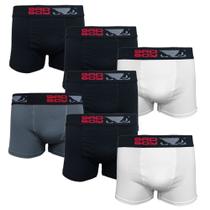 Kit c/7 Cuecas Boxer Bad Boy Cotton - 7605 Kit c/7 Cuecas Boxer Bad Boy Cotton - 7605
