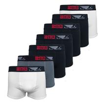 Kit c/7 Cuecas Boxer Bad Boy Cotton - 7605 Kit c/7 Cuecas Boxer Bad Boy Cotton - 7605