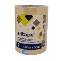 Kit C/7 Fitas Adesivas Transparente 18mm x 50m - Alltape