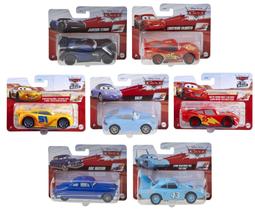 Kit c/ 7 Miniaturas do Filme Carros Disney Pixar - Cars Puxa e Vai - 1/43 - Mattel