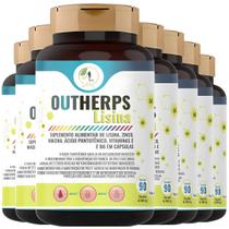 KIT C/7 Outherps Lisina + Vit C B3 B5 B6 E Zinco - Fits Life