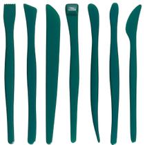 Kit c/ 7 Peças Estecas de Plastico Sinoart Modelagem Corte Kit c/ 7 Peças Estecas de Plastico Sinoart Modelagem Corte