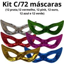 Kit C/72 Máscaras Gigante Carnaval Sortido 73CM Carnaval