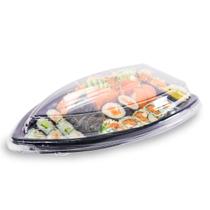 Kit C/75 Embalagem Delivery Completa Barca Pequena Sushi