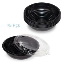 Kit C/75 Embalagem Descartável Delivery Para Udon E Sopas