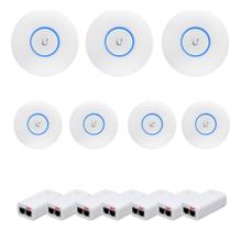 Kit C 7uni Access Point Ubiquiti Unifi U6+ Plus + Fonte Poe Kit C 7uni Access Point Ubiquiti Unifi U6+ Plus + Fonte Poe