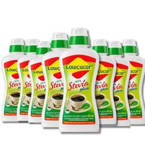 Kit C/ 8 Adoçantes Liquido 65ml Com Stevia Lowçucar Plus
