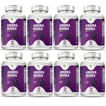 Kit C/8 Amo ra Miú ra Vit C Selênio 120 Cáps Fits Life