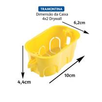 Kit c/ 8 caixa de luz dry wall