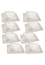 Kit C/ 8 Caixa P/ Embutir Na Laje Painel Plafon Led 18 Watts