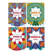 Kit c/8 livros para colorir - mandalas arteterapia antiestresse Kit c/8 livros para colorir - mandalas arteterapia antiestresse