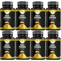 KIT C/8 Ma ca Perua na Negra Pura Premium 500mg 120 Cáps - Fits Life KIT C/8 Ma ca Perua na Negra Pura Premium 500mg 120 Cáps - Fits Life