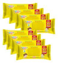 Kit C/8 Toalhas Umedecidas Luma Baby C/120 Unidades