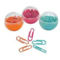 Kit c/ 80 Clips Tilibra Coloridos 28mm Cores Aleatórias Escolar Kit c/ 80 Clips Tilibra Coloridos 28mm Cores Aleatórias Escolar